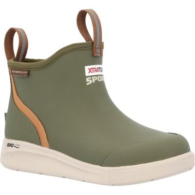Youth Ankle Deck Boot Sport - Olive