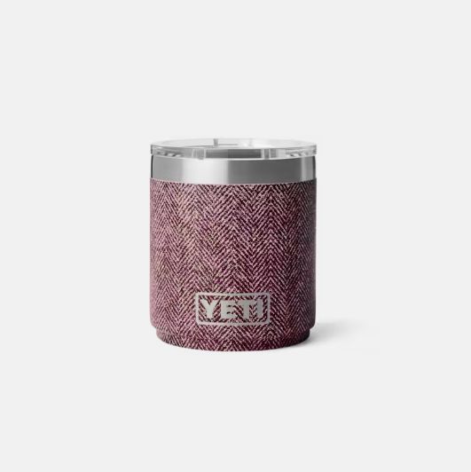 Rambler 10oz Ceramic Lined Lowball 2.0 W/ MS Lid - Riverhead Red