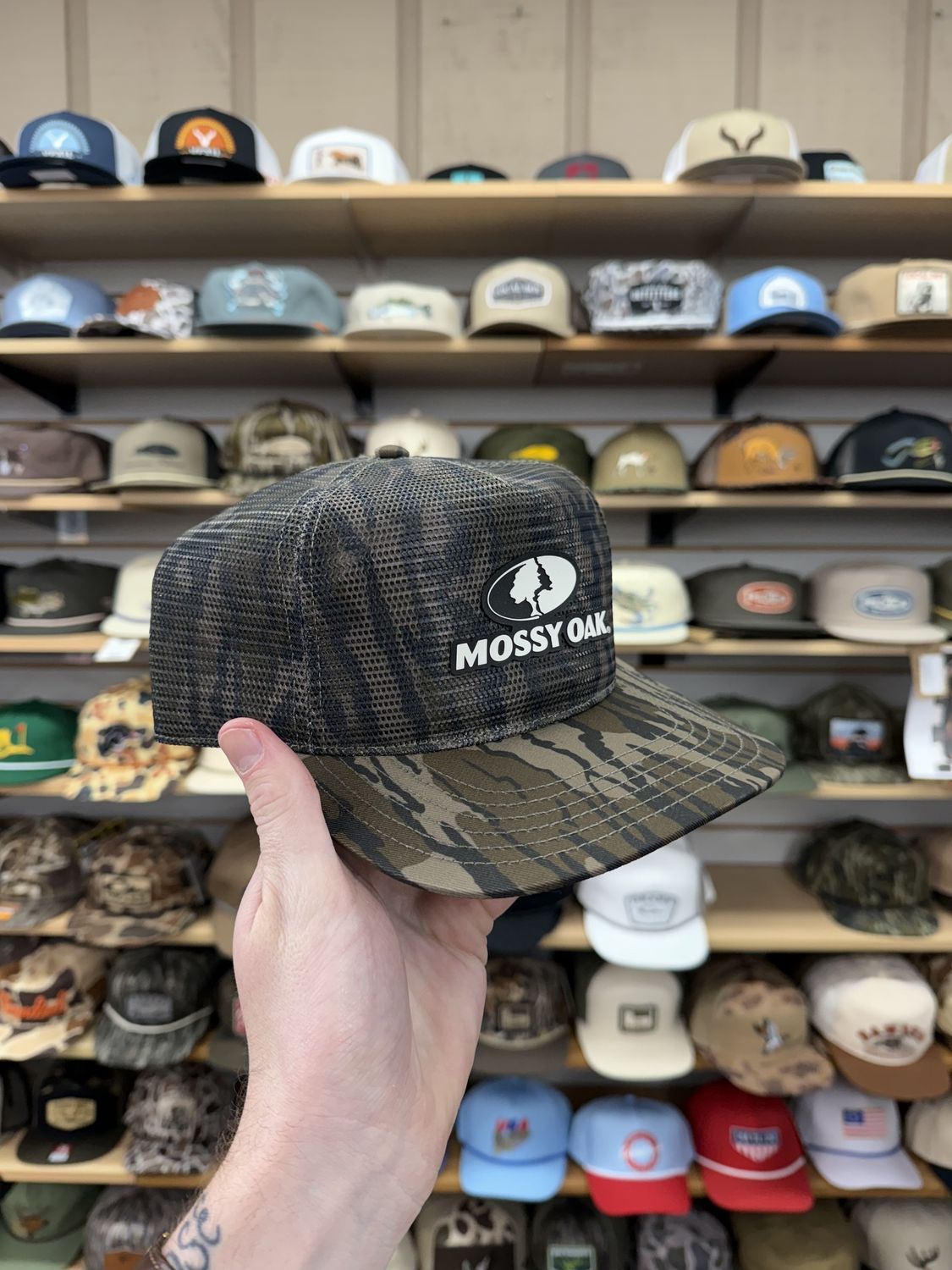 Mossy Oak Bottomland Mesh Hat