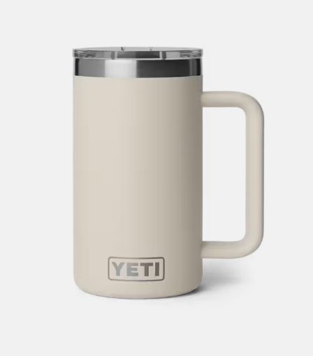 Rambler 24oz Ceramic Lined Mug 2.0 W/ MS Lid - Cape Taupe