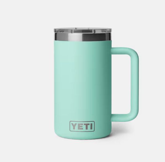 Rambler 24oz Ceramic Lined Mug 2.0 W/ MS Lid - Seafoam