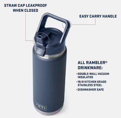 Rambler 26oz Water Bottle W/ Chug Cap - Royal Blue