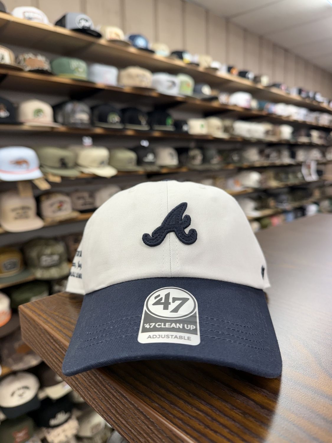 Atlanta Braves Sandstone Contemporary TT Clean Up Hat