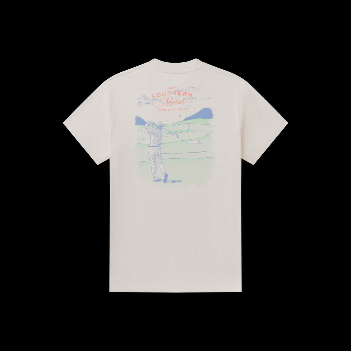 Pin High Tee - Washed Pebble