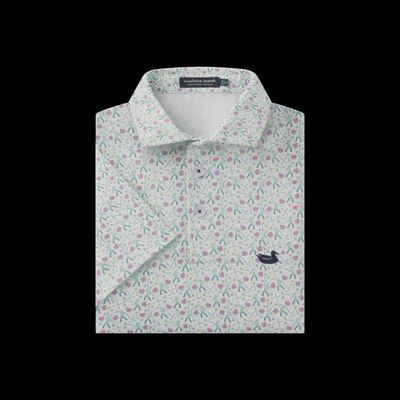 Flyline Performance Polo - Sunday Success - White