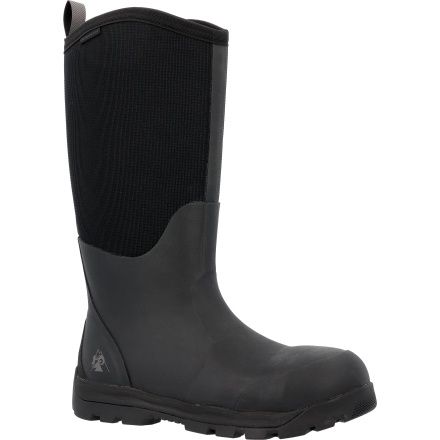 Backlands 16" Safety Toe Rubber Boot - Black