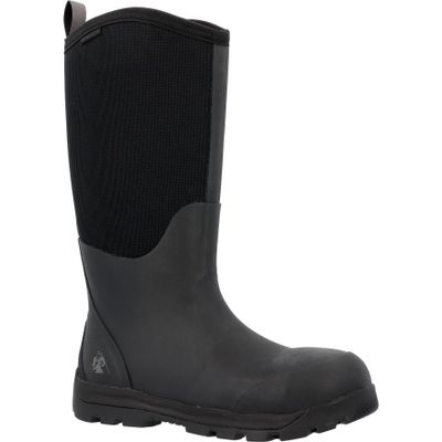 Backlands 16" Safety Toe Rubber Boot - Black