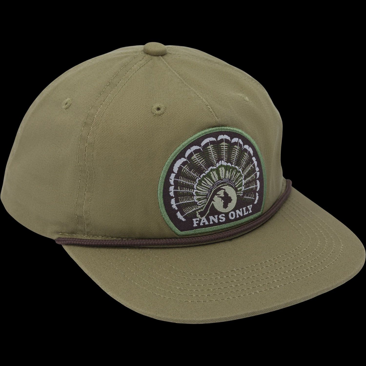 Fans Only Rope Hat - Olive