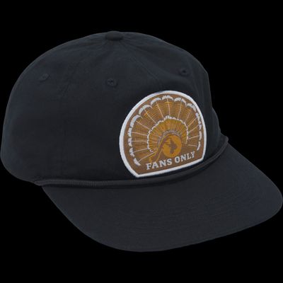 Fans Only Rope Hat - Black