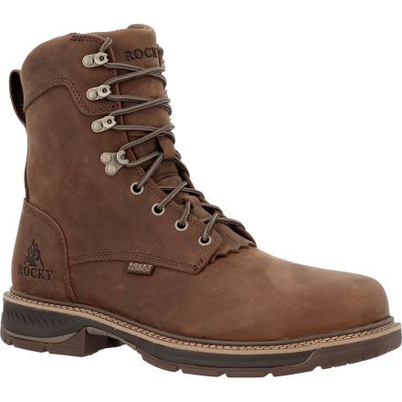 Ride Lite 8" Lace Up Carbon Toe Work Boot - Crazy Horse