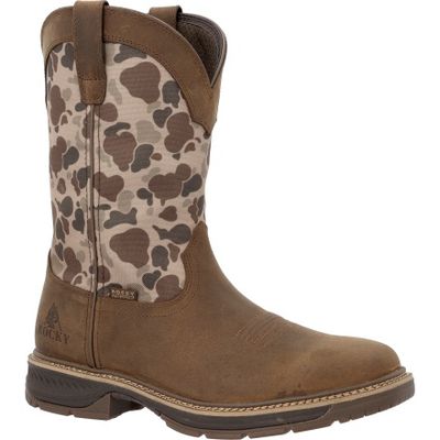 Ride Lite 11in Pull-On Soft Toe - Crazy Horse/ Duck Camo