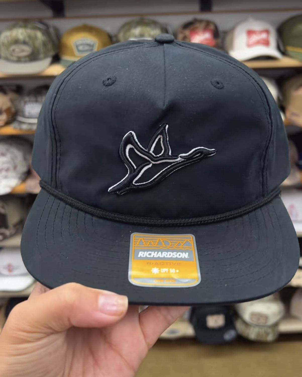 Grandpa Rope Hat - Black Ghost