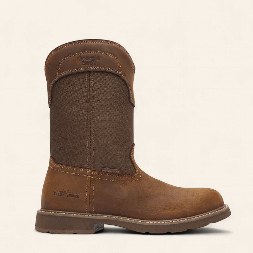 Men's Core 37 Farm &amp; Ranch Round Toe Pull-On - Brown