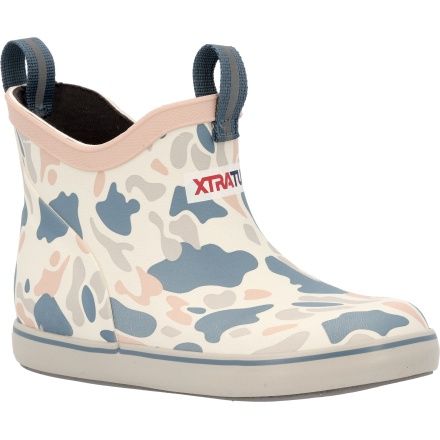 Youth Ankle Deck Boot - Ivory Duck Camo