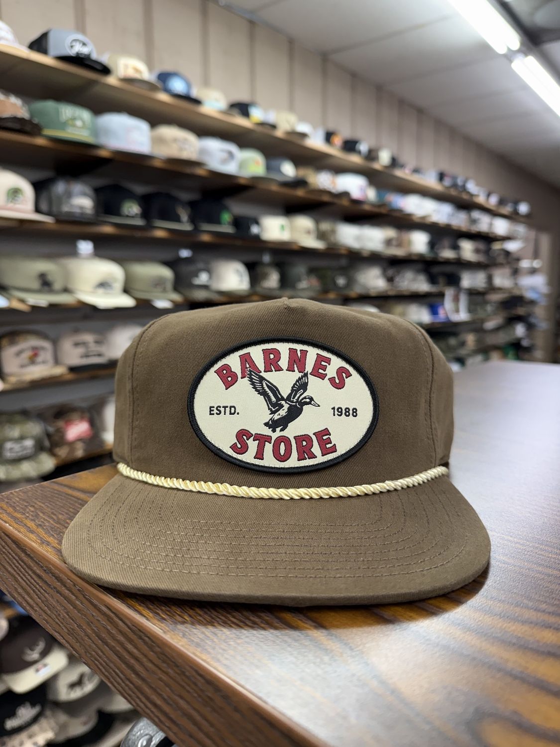 The Mallard Patch Rope Hat - Mocha