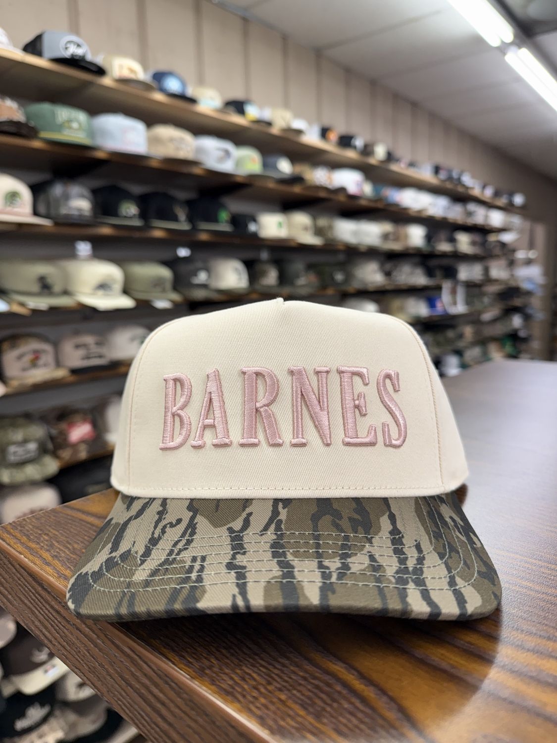 The Ella Snapback Hat - Light Pink/Bottomland