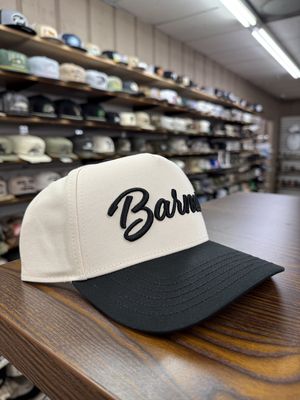 The Signature Snapback Hat - Off White/Black