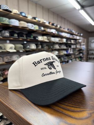 The Signature Mallard Snapback Hat - Off White/Black