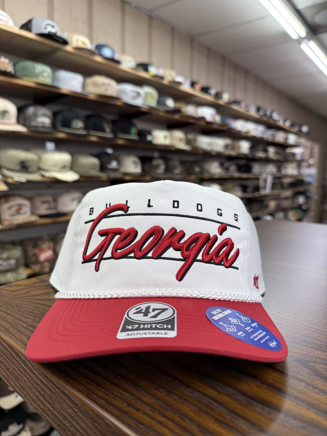 Georgia Bulldogs Condor Hat- White
