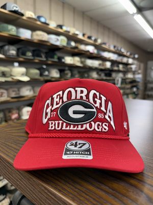 Georgia Bulldogs Break Wood Hat -Red