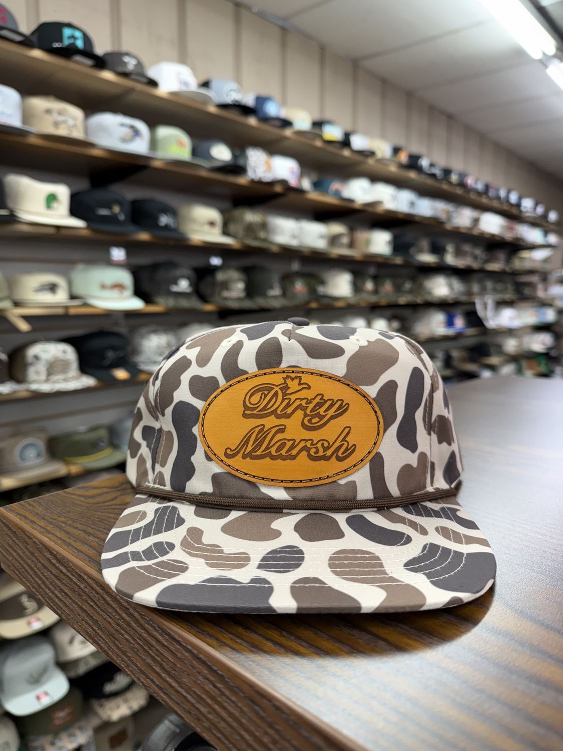 Classic Leather Patch Rope Hat - Slough