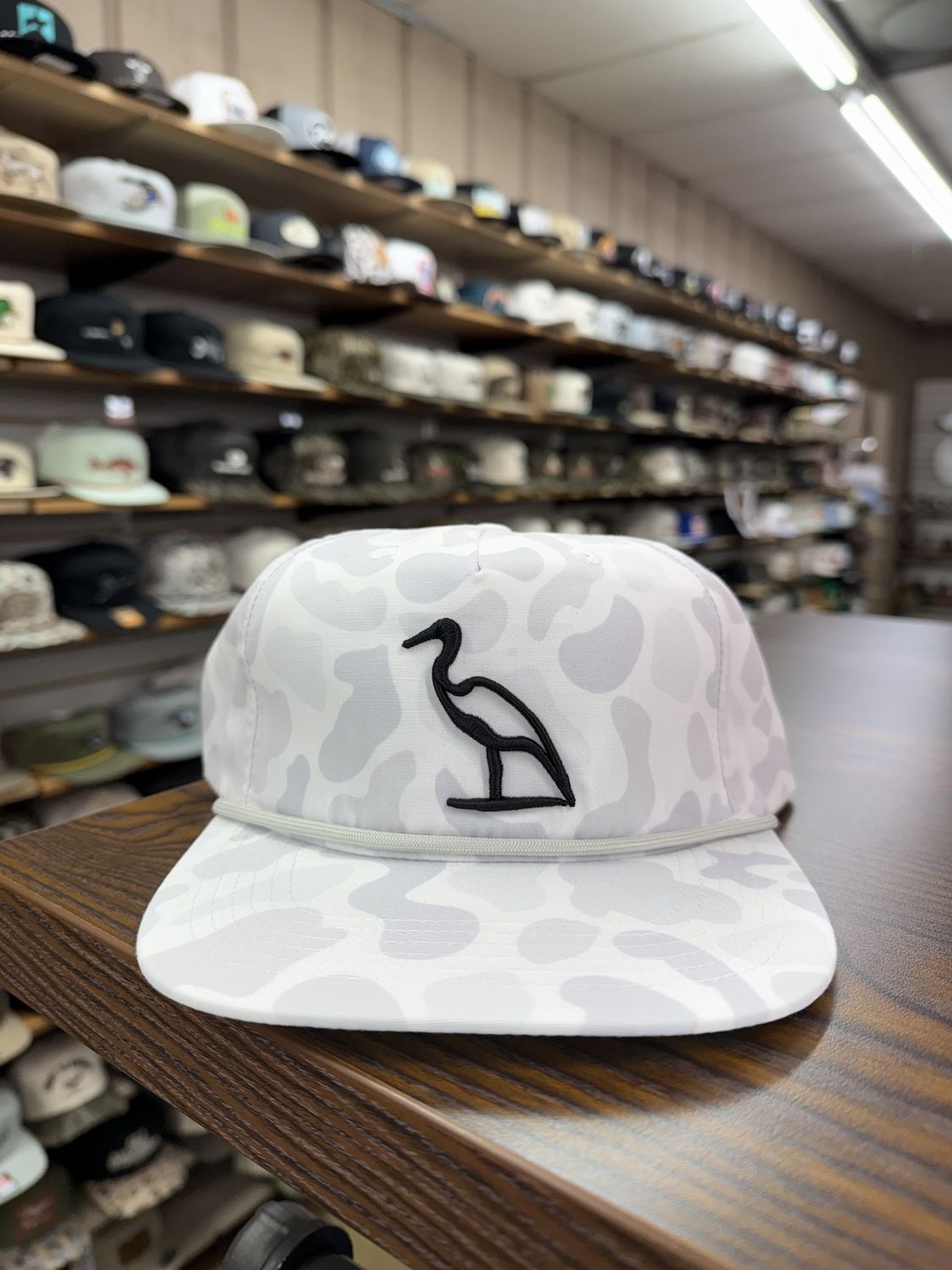 Heron Embroidered Rope Hat - Sneaux