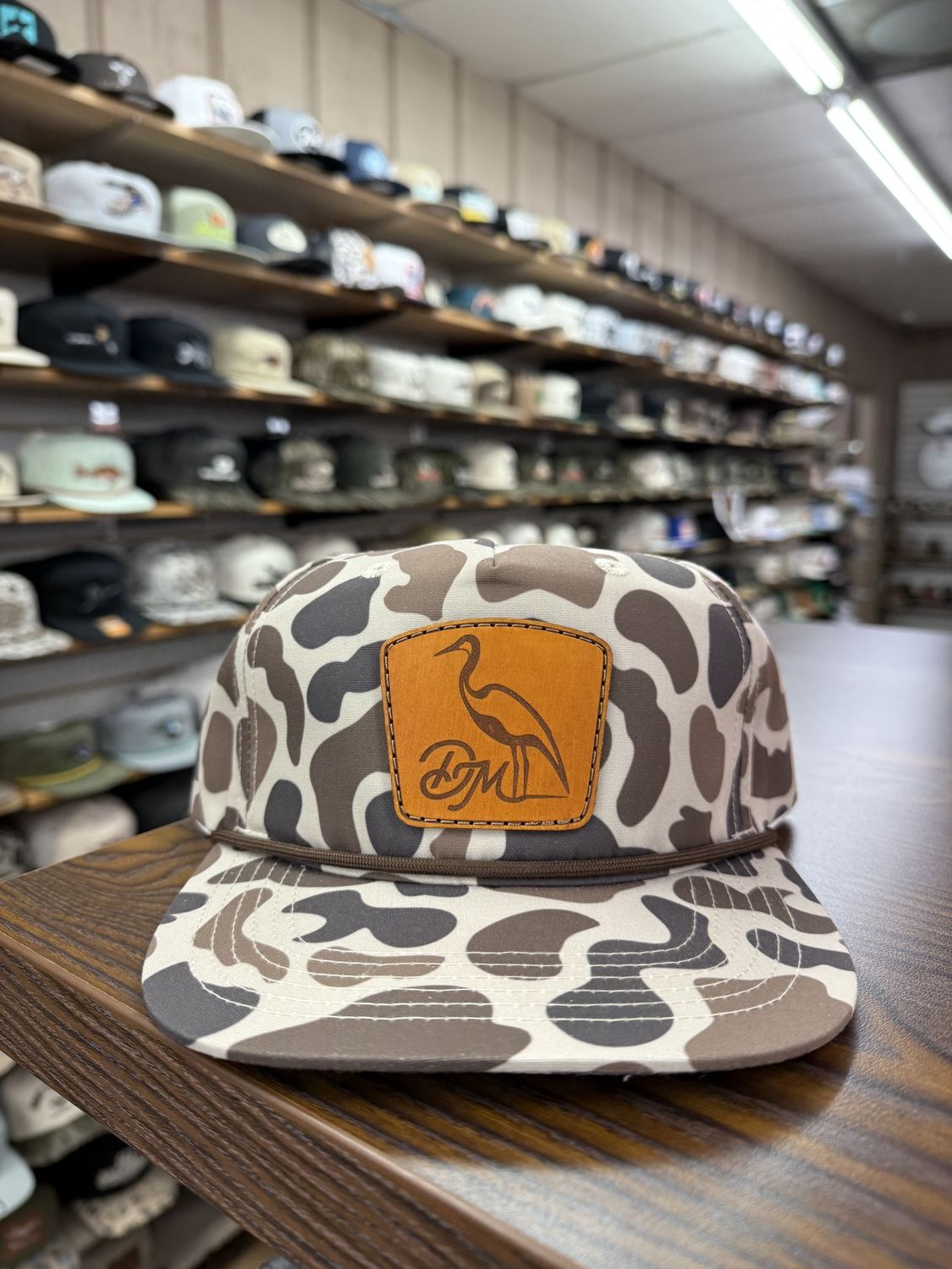 Backshore Leather Patch Rope Hat - Slough