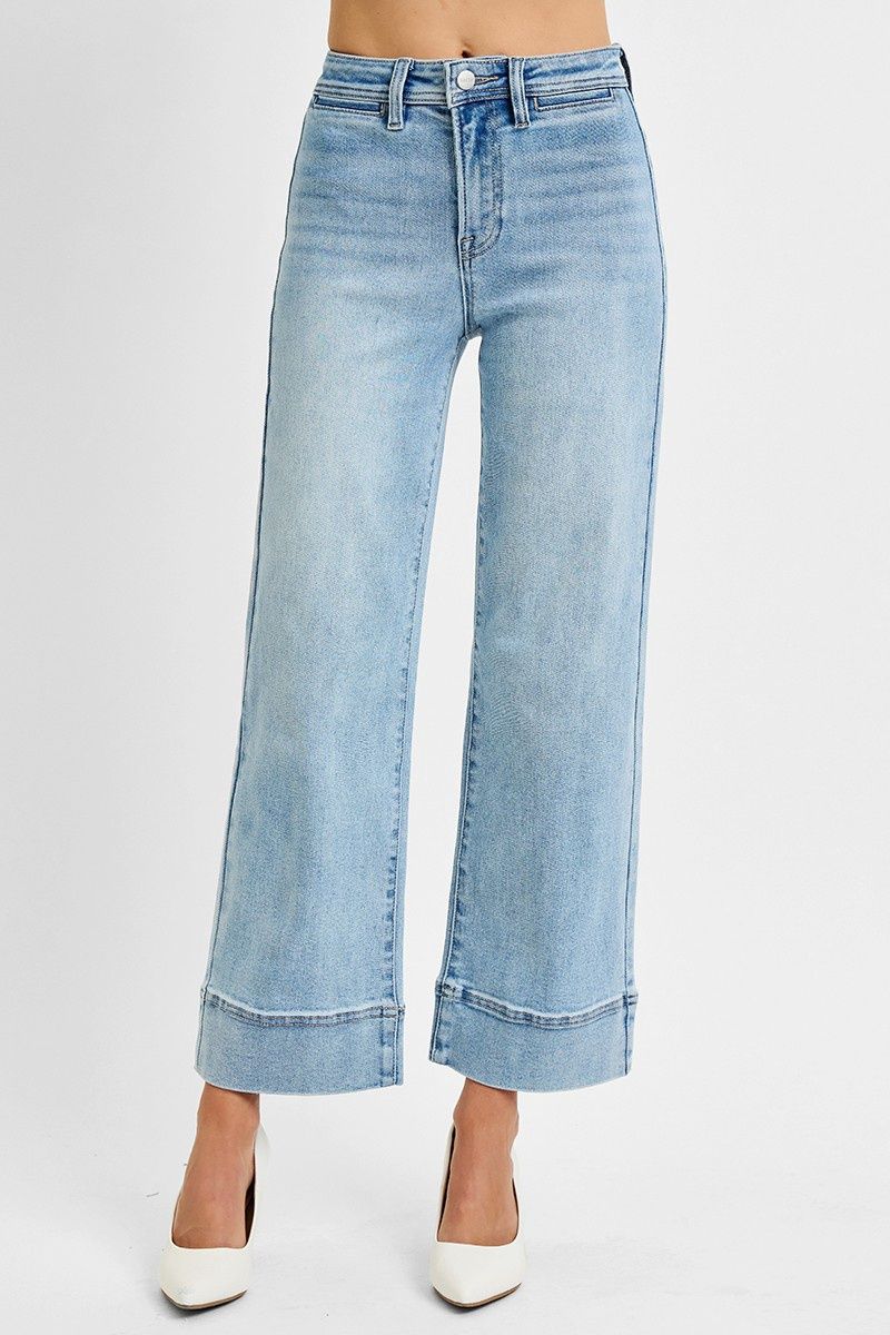 Grace High-Rise Straight Leg Jean - New Light