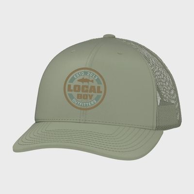 Classic Red Circle Trucker Hat - Quarry