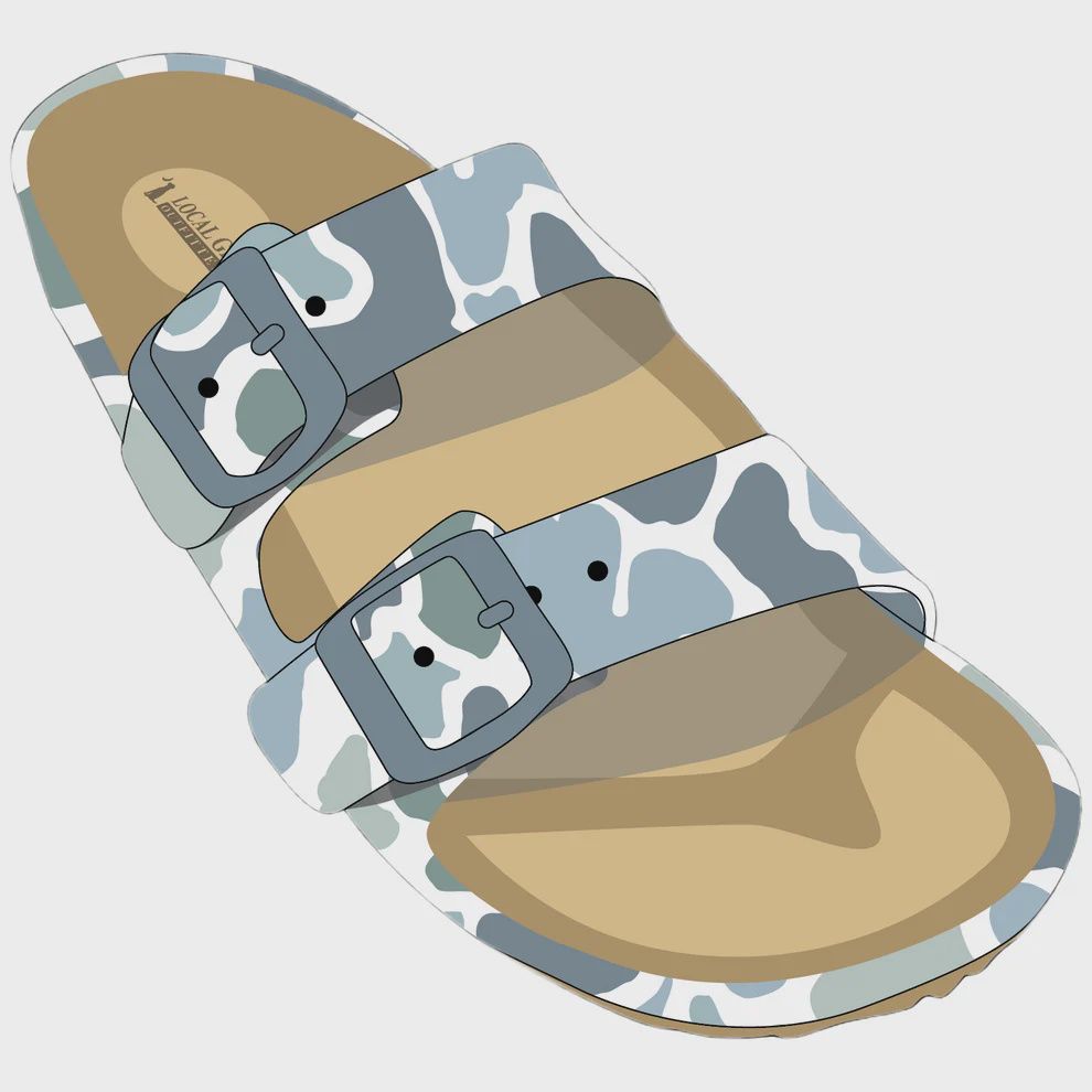 Local Girl Rubber Slides - Localflage Coast