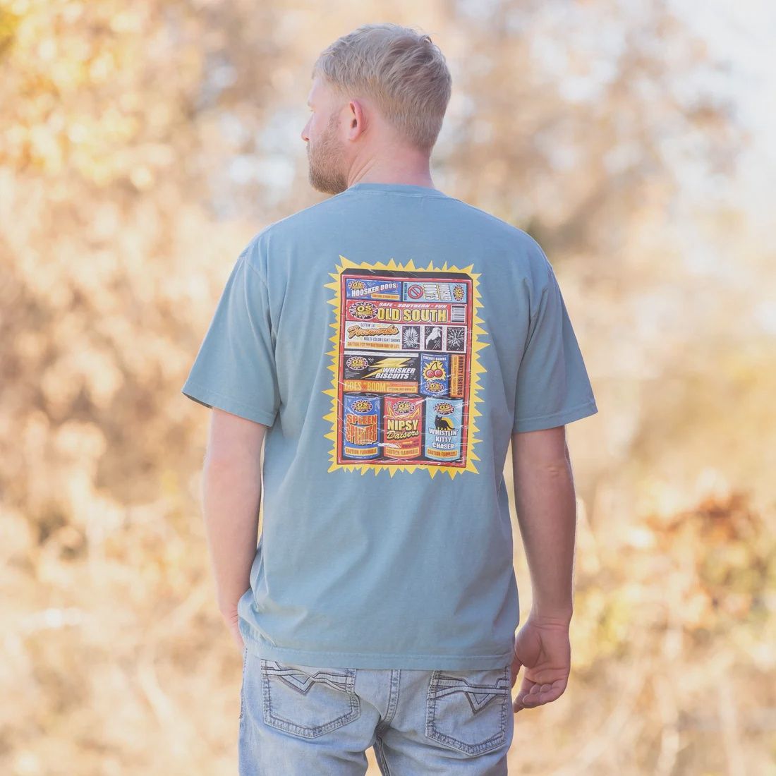 Whisker Biscuits Short Sleeve Tee - Ice Blue