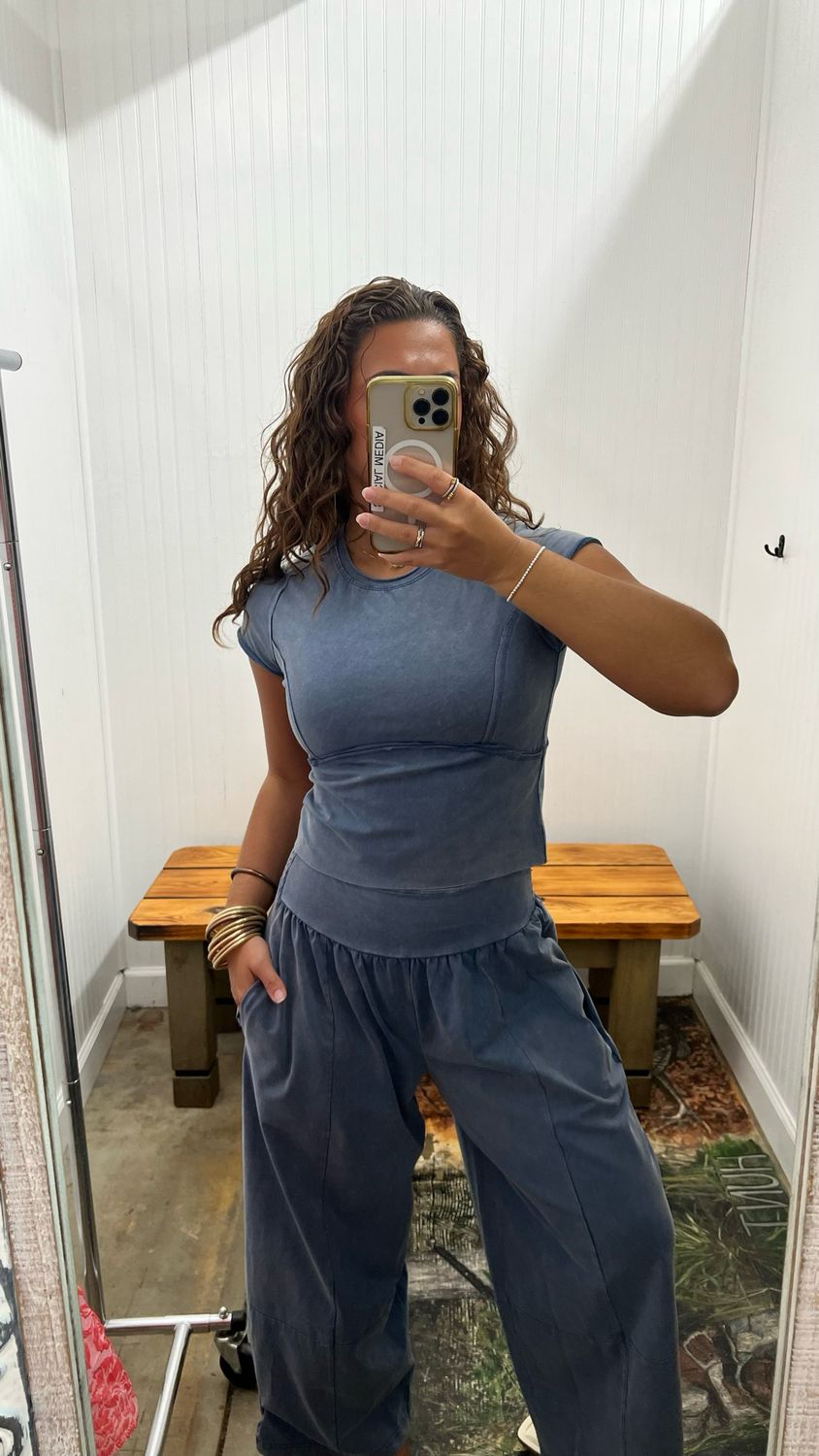 Ella Denim Pants - Denim