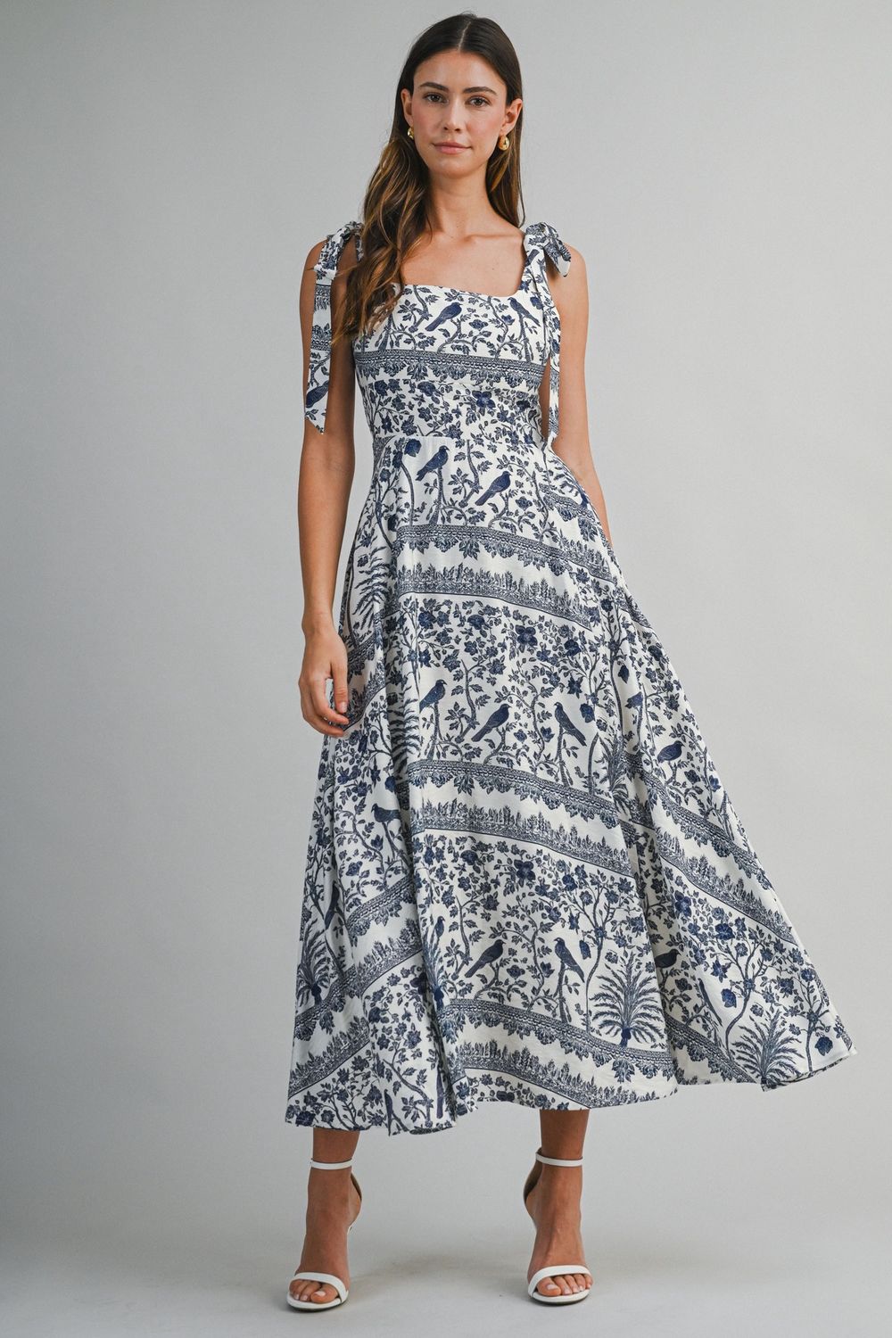 Gia Sleeveless Maxi Dress - Navy