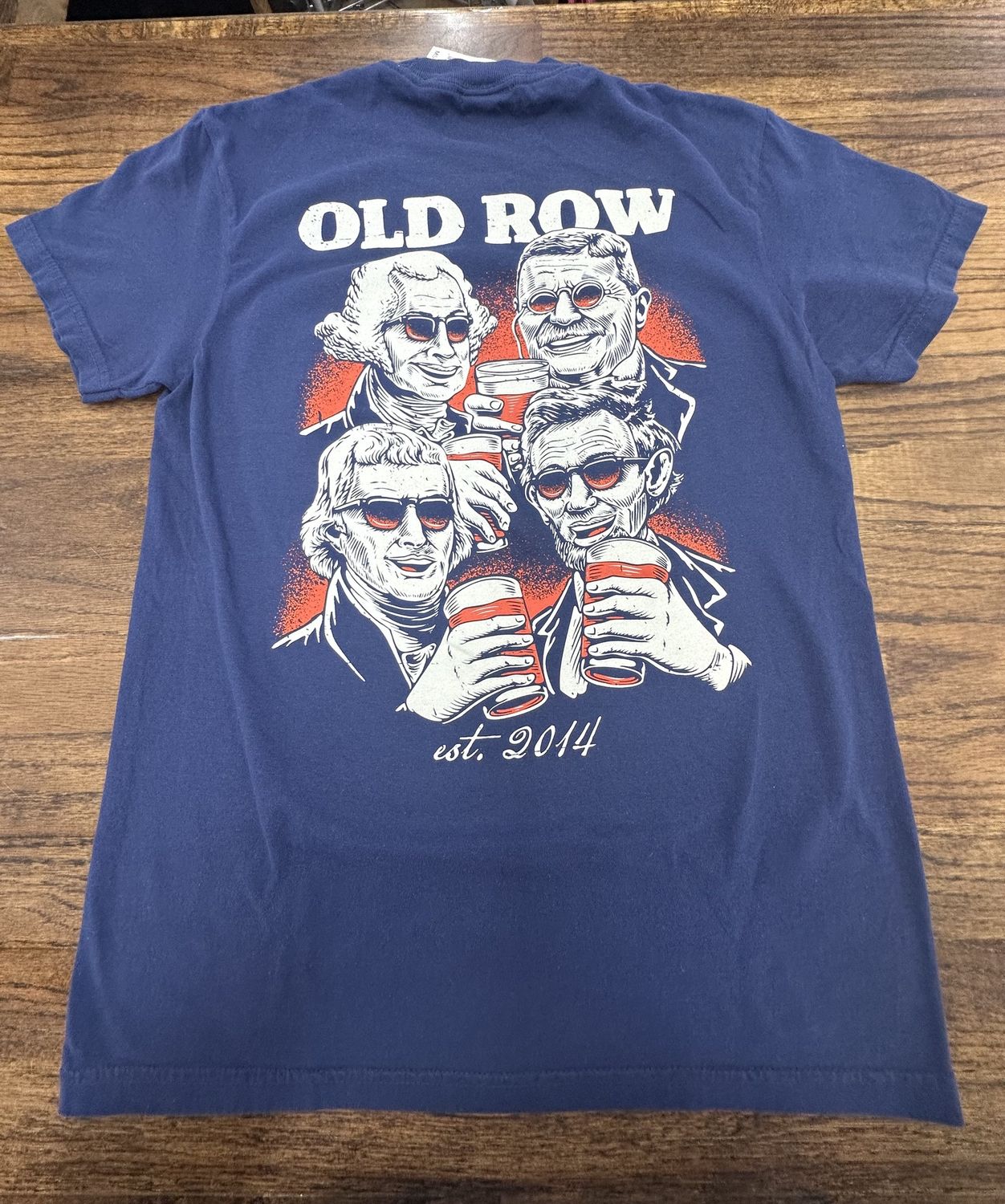 Party at the Rushmore 2.0 Pocket Tee - Navy