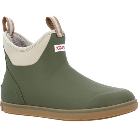 Men's Fleece Lined Ankle Deck Boot - Evergreen