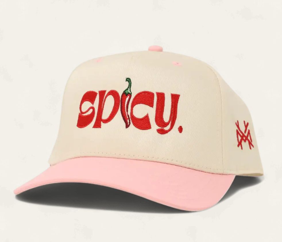 Spicy Trucker Hat - Retro Pink/Natural