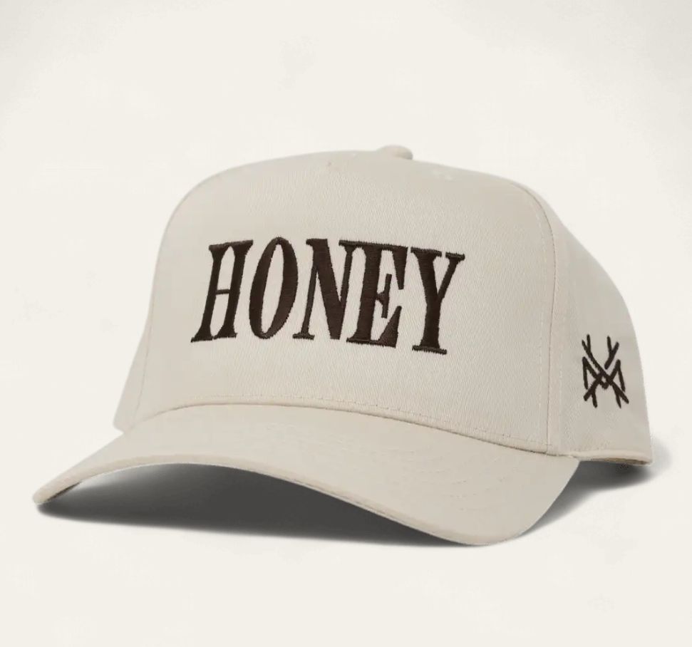 Honey Trucker Hat - Retro Khaki/Plum Thread