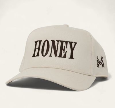 Honey Trucker Hat - Retro Khaki/Plum Thread