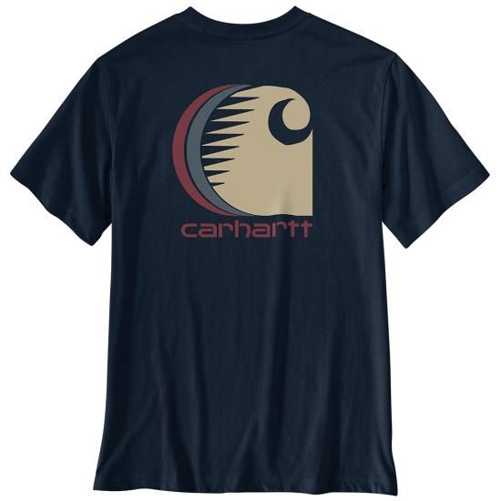 Men's Irvine Relaxed C Logo T-Shirt - Navy
