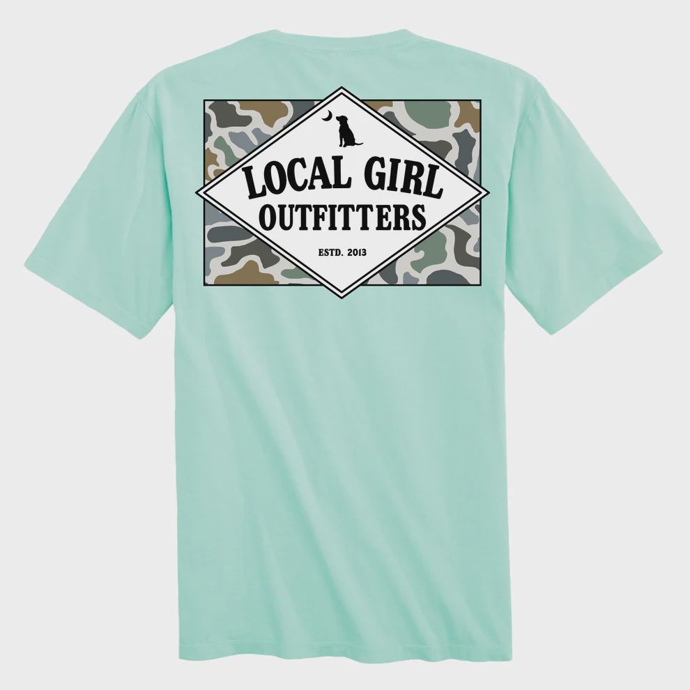 LG Youth Founder's Flag Mint LCF Short Sleeve Tee - Island Reeflocal girl