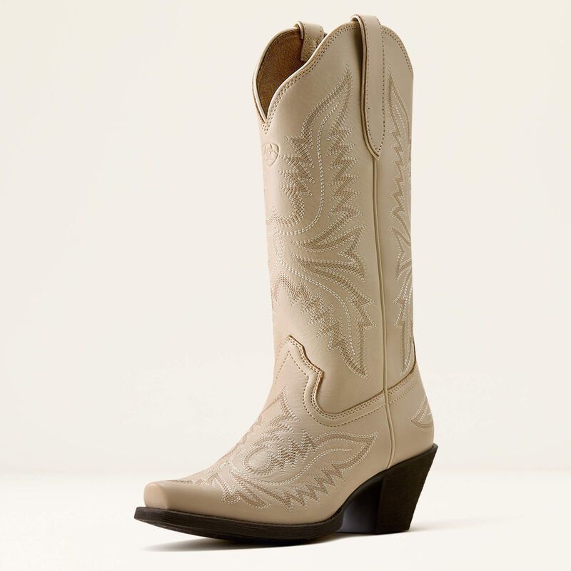 Women's Round Up Collins D Toe Western Boot - Buttercream