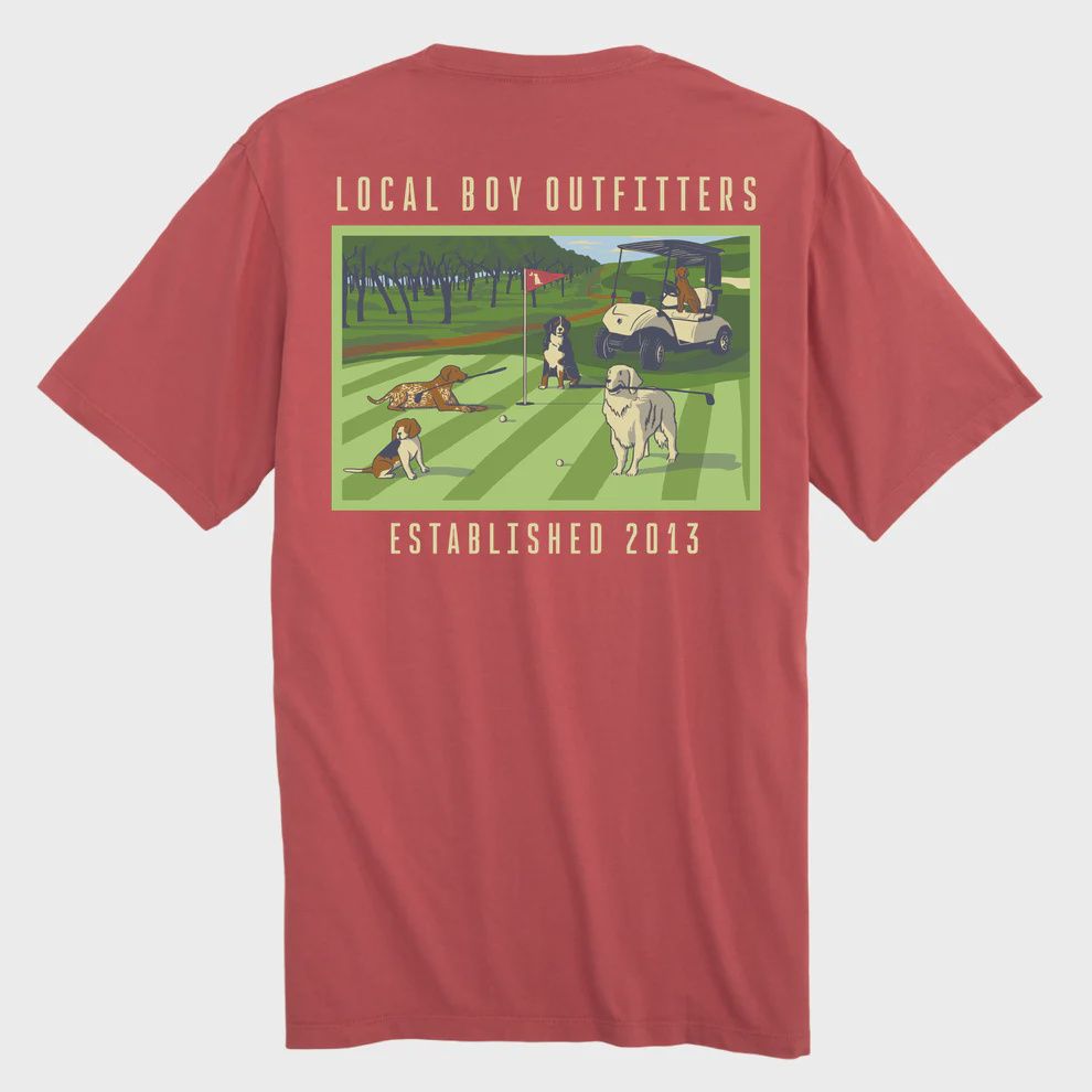 Country Club Short Sleeve Tee - Brick