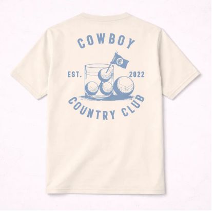 Club Cocktail Short Sleeve Tee - White
