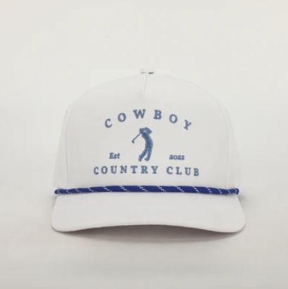 Golfer Rope Hat - White