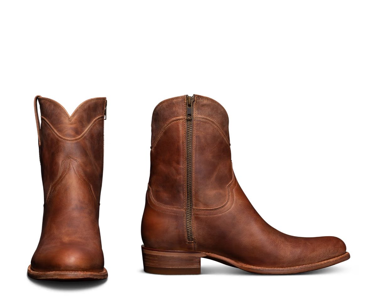 The Dean Zip Boot - Scotch - Goat
