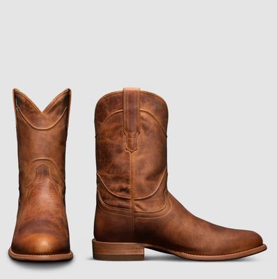 The Earl Round Toe Boot - Scotch - Goat