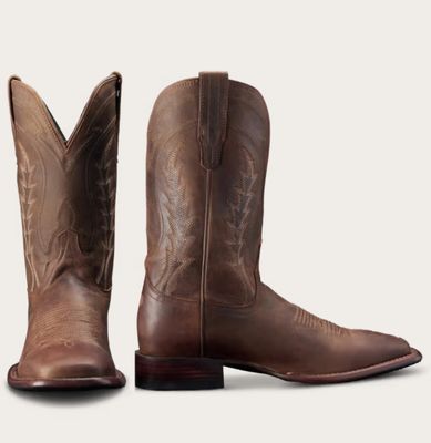 The Doc Square Toe Boot - Cafe - Goat
