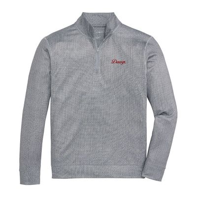 UGA Dawgs Script Vintage G Printed Performance Pullover - Mirage Grey