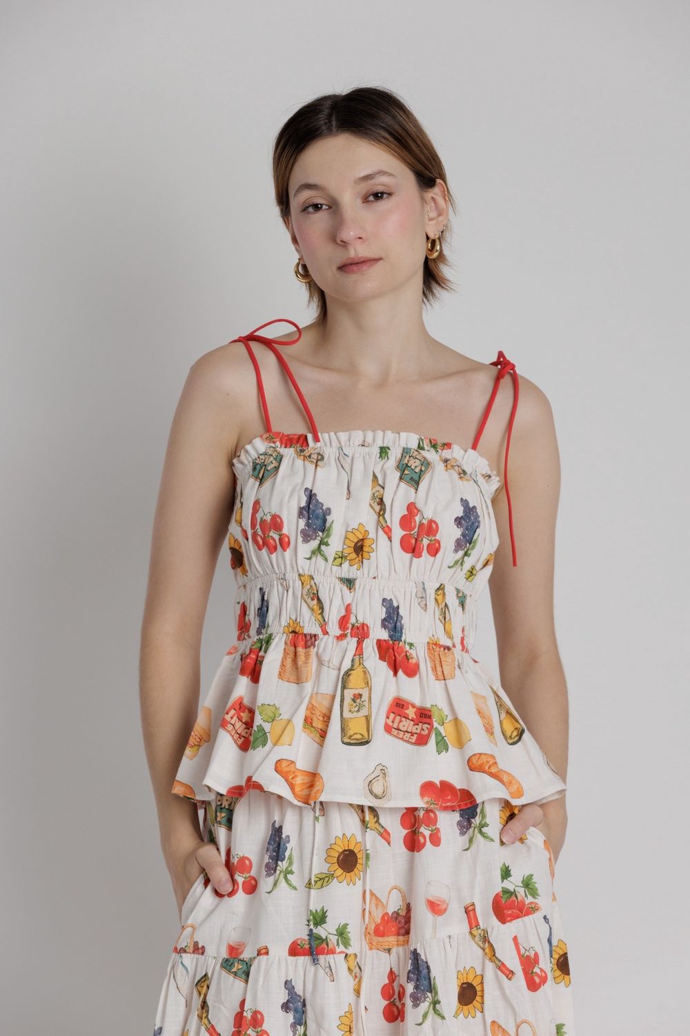 Tomato Cami Top - Tomato