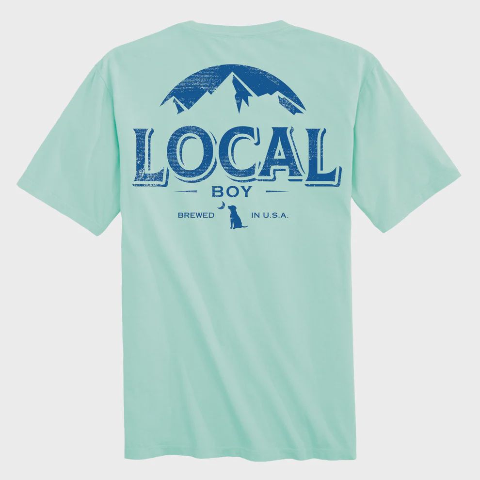 Distressed Latte Short Sleeve Tee - Island Reef